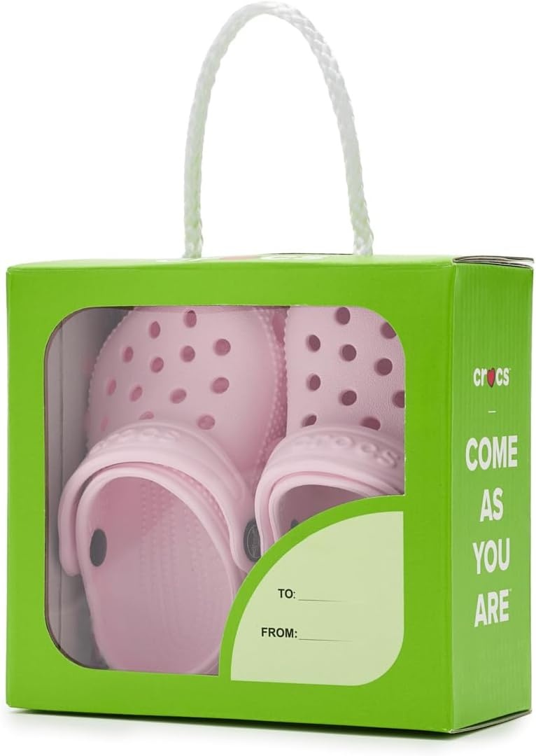 image:imageCrocs Baby Girls Classic Littles Clogs Casual ShoesPink Milk