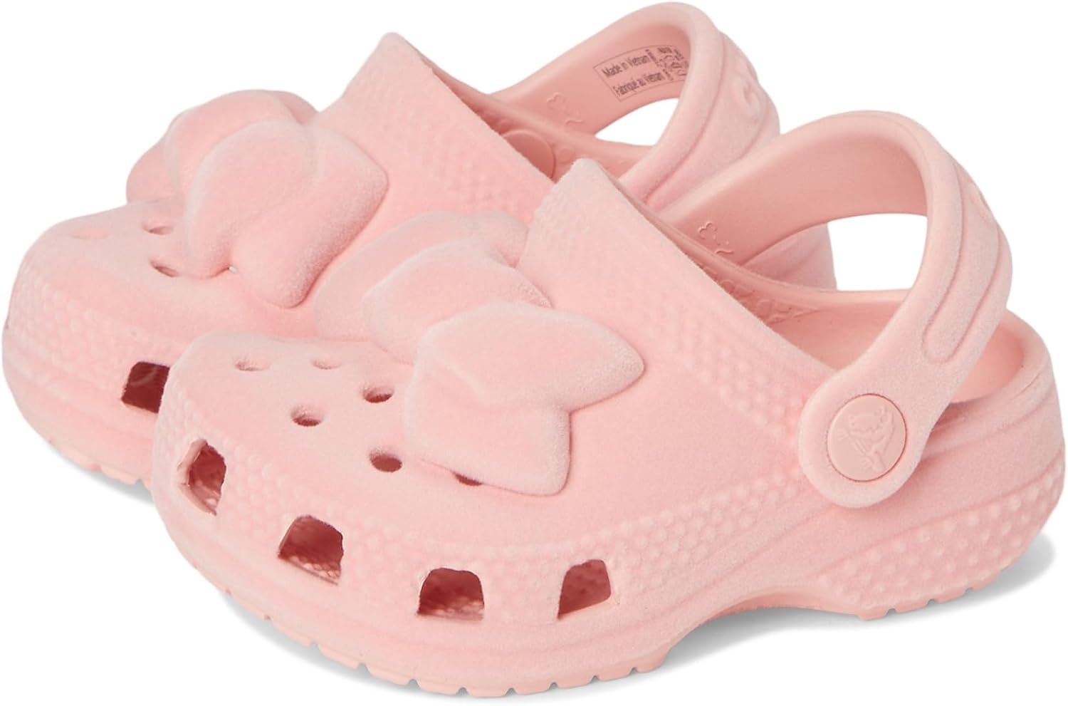 image:imageCrocs Baby Girls Classic Littles Clogs Casual ShoesPowder Pink Velvet