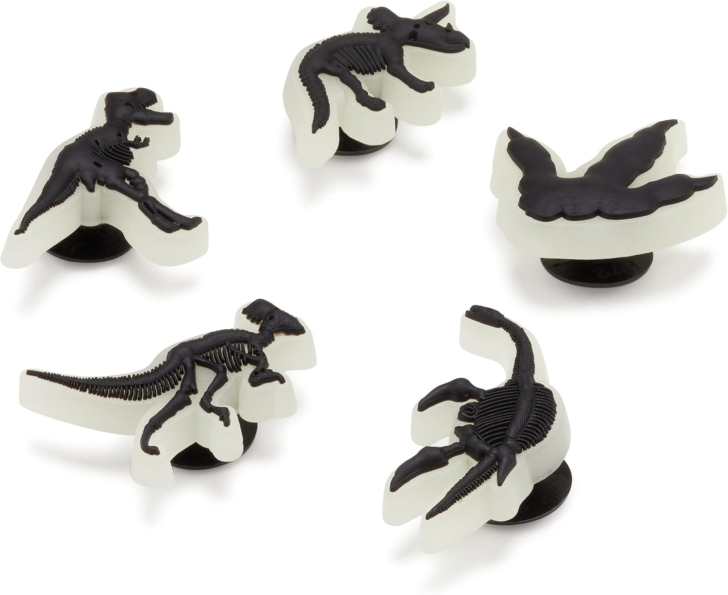 image:imageCrocs Jibbitz Boys Favorites Shoe Charm PacksDino GlowintheDark