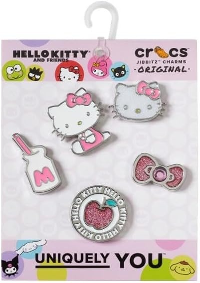 image:imageCrocs Jibbitz Hello Kitty amp Friends Sanrio Shoe Charm PacksHello Kitty Elevated