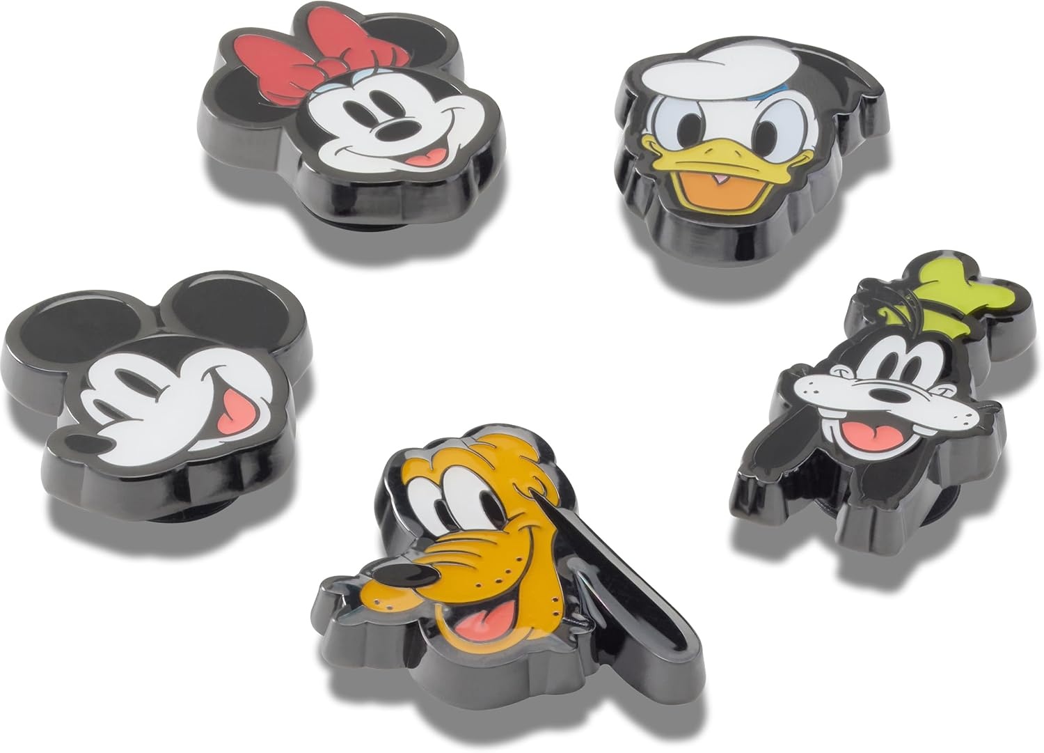 image:imageCrocs Jibbitz Mickey amp Friends Disney Shoe Charm Packs Mickey and Friends Elevated 5Pack