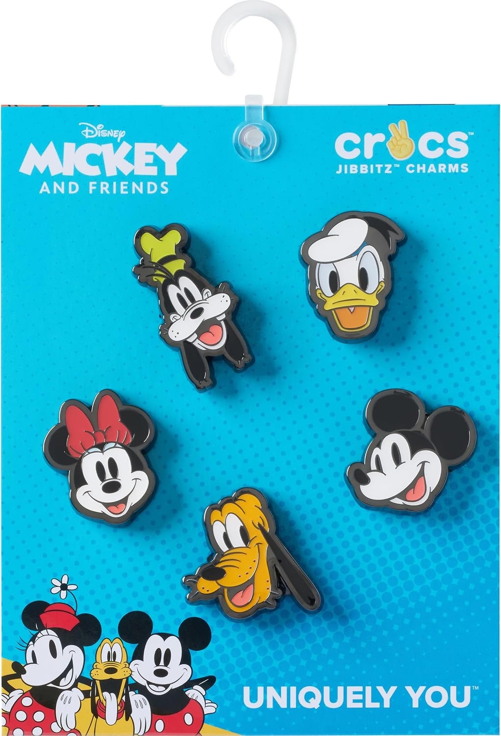 image:imageCrocs Jibbitz Mickey amp Friends Disney Shoe Charm Packs Mickey and Friends Elevated 5Pack