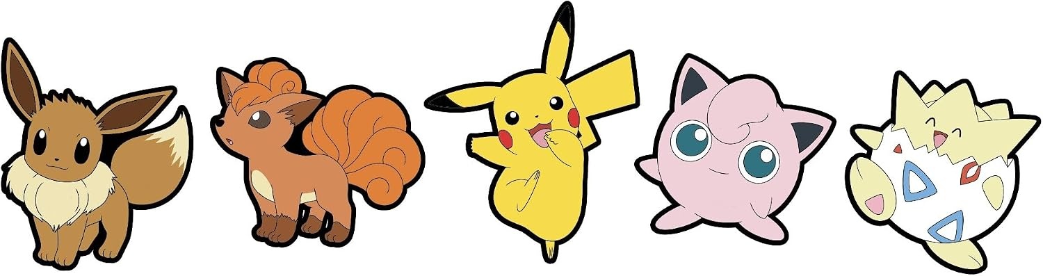 image:imageCrocs Jibbitz Pokmon Shoe Charm PacksPikachuEevee