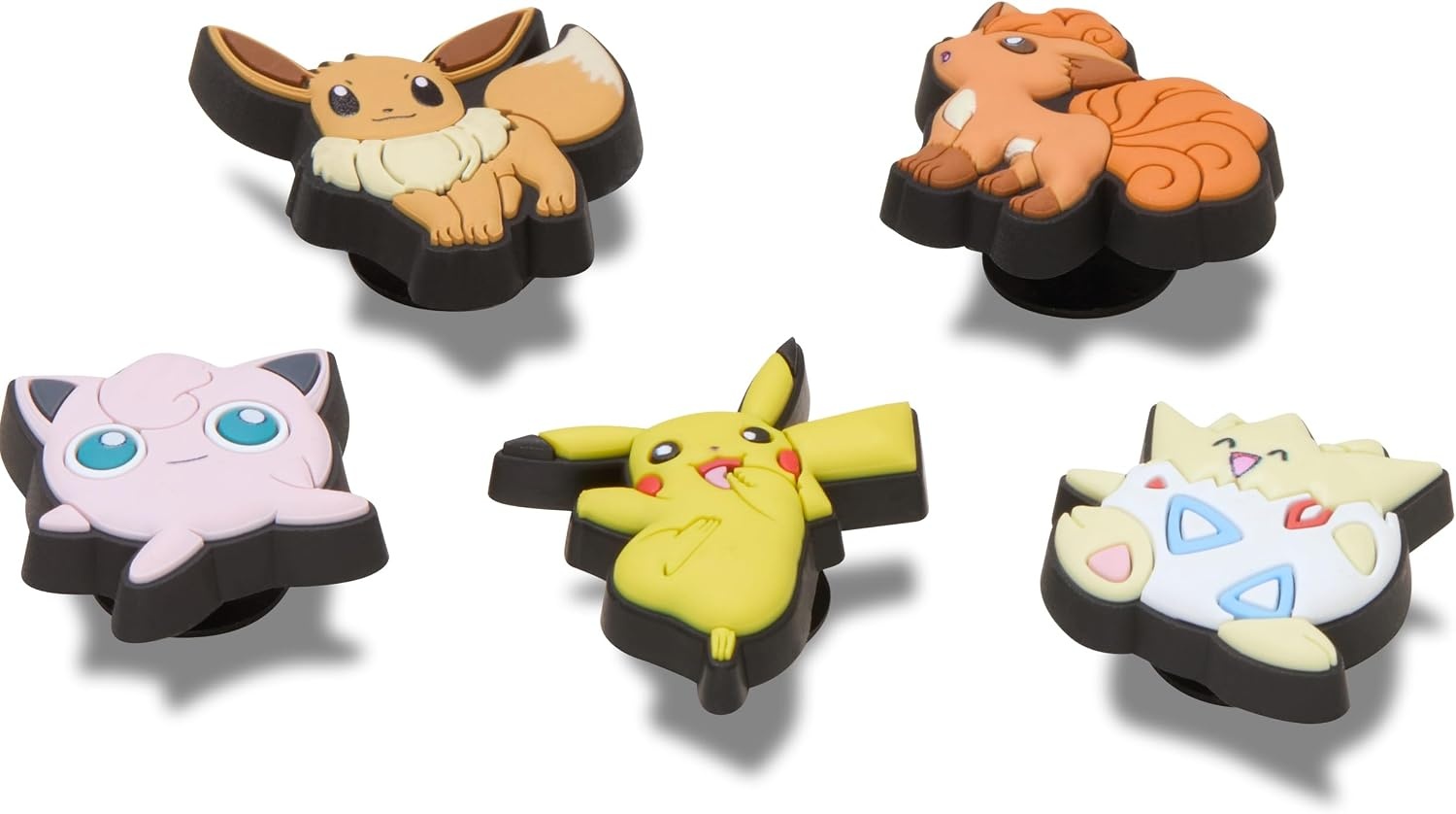 image:imageCrocs Jibbitz Pokmon Shoe Charm PacksPikachuEevee