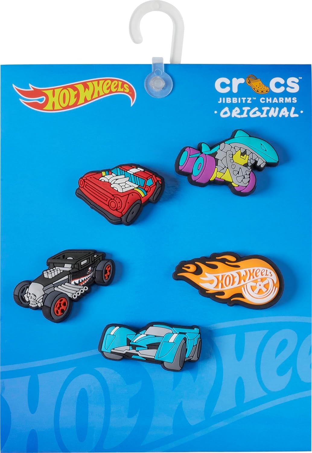 image:imageCrocs Jibbitz Shoe Mattel Hot Wheels Multi Pack Charms for Boys and Girls 5 Pack