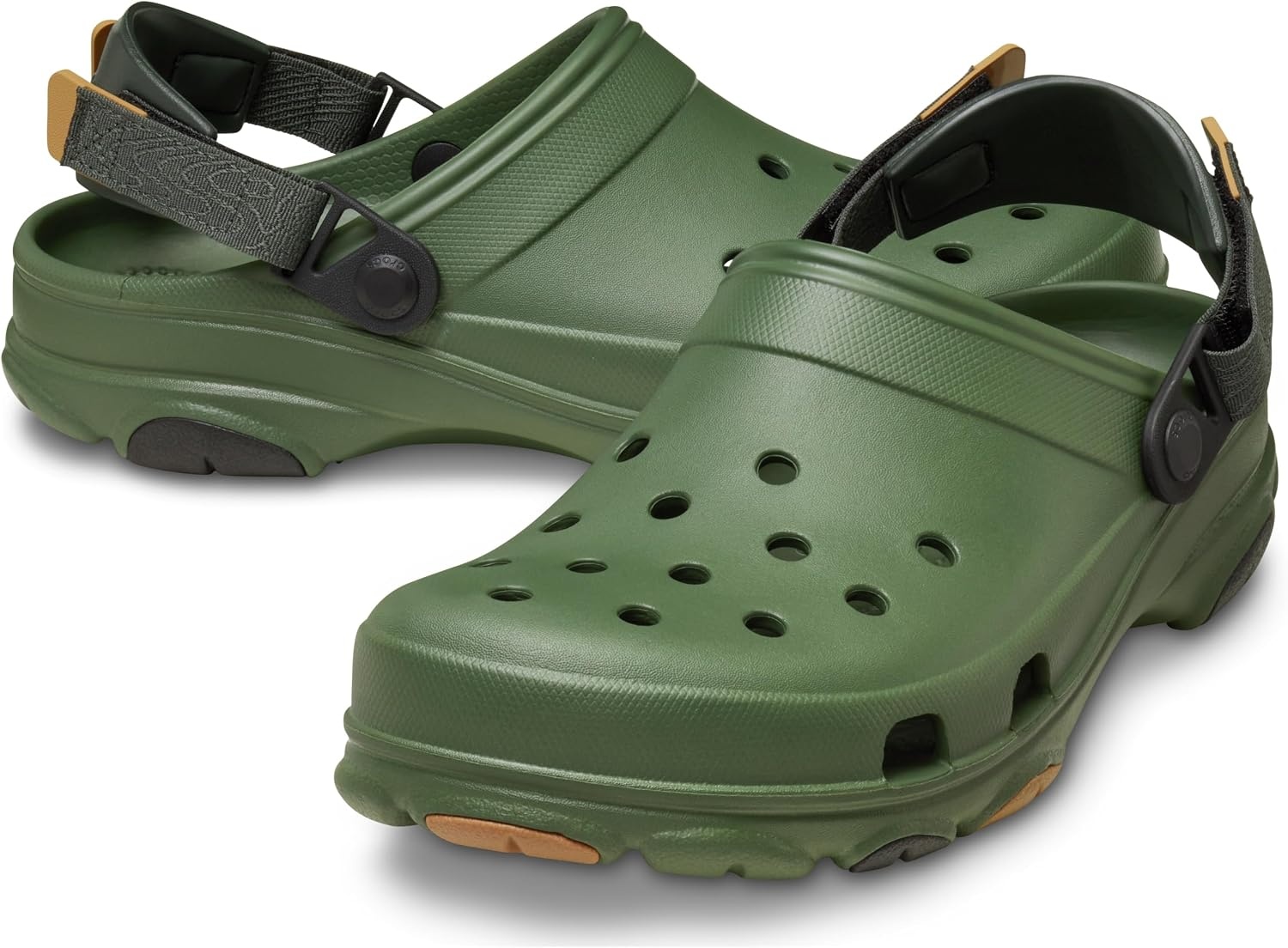 image:imageCrocs UnisexAdult Classic All Terrain Clogs Outdoor ShoesArmy Green