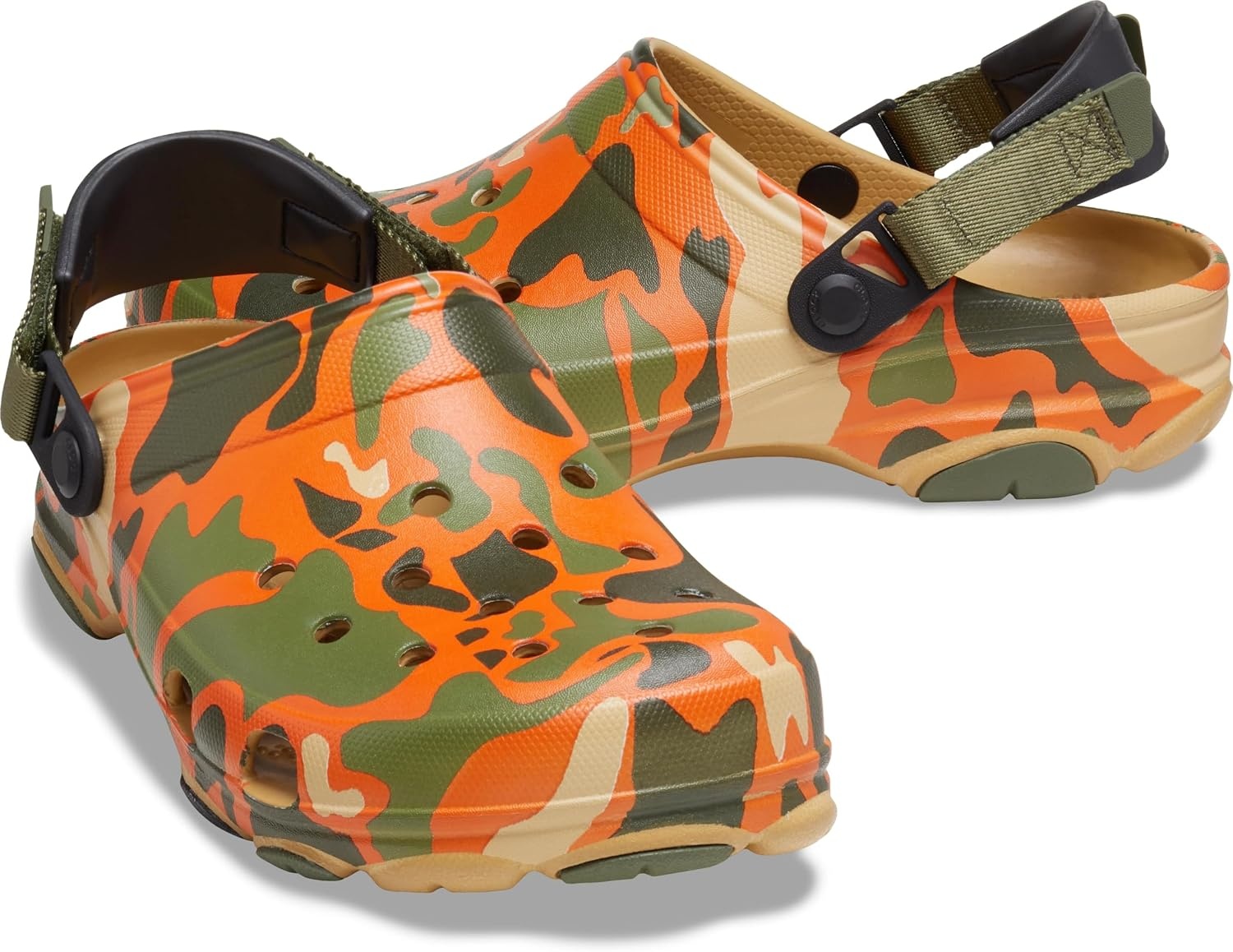image:imageCrocs UnisexAdult Classic All Terrain Clogs Outdoor ShoesCamo TanMulti
