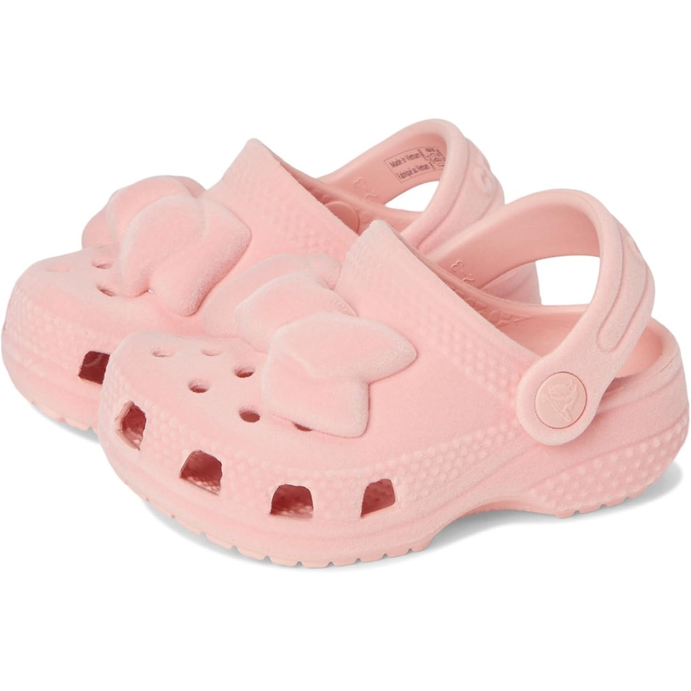 image:imageCrocs Baby Girls Classic Littles Clogs Casual ShoesPowder Pink Velvet