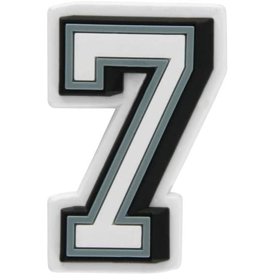 image:imageCrocs Jibbitz Number amp Symbols Shoe CharmsNumber 7