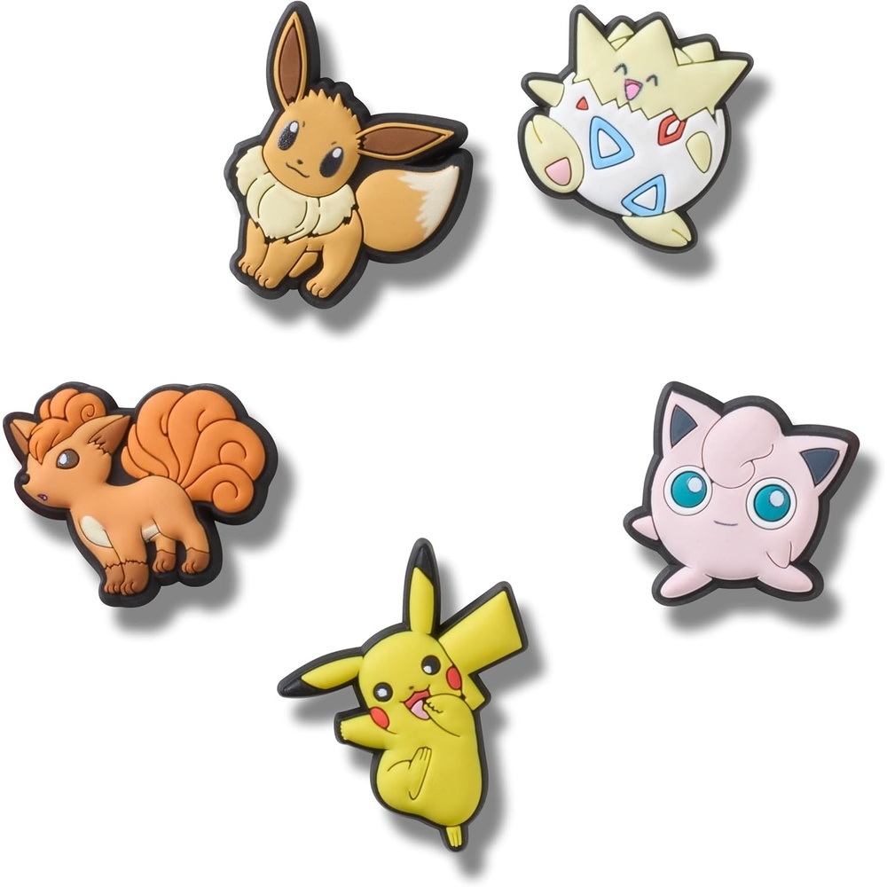 image:imageCrocs Jibbitz Pokmon Shoe Charm PacksPikachuEevee