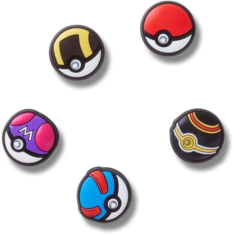 image:imageCrocs Jibbitz Pokmon Shoe Charm PacksPok Ball