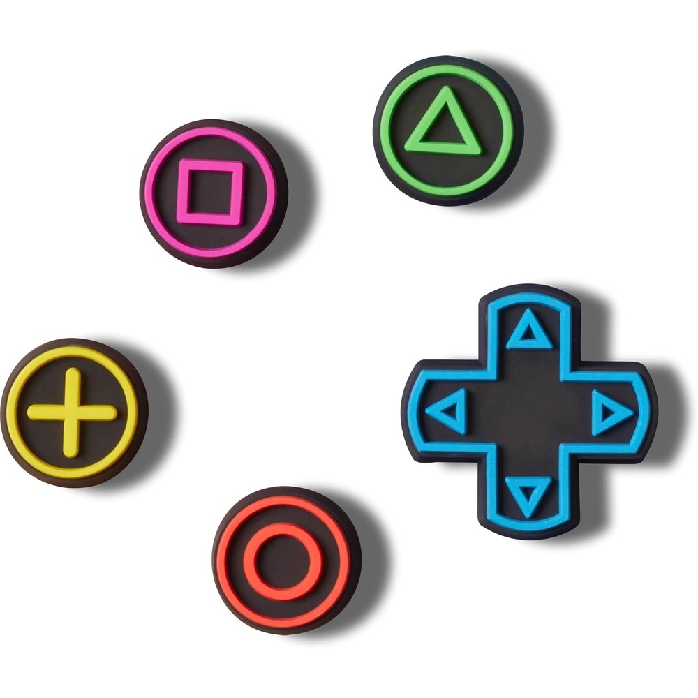 image:imageCrocs Jibbitz Video Games Shoe Charm PacksNeon Gaming Controller