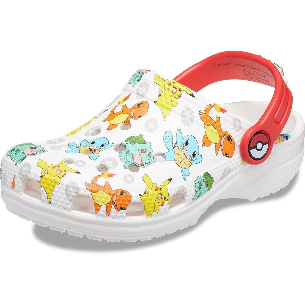 image:imageCrocs Kids Classic Clogs Casual ShoesWhiteMulti