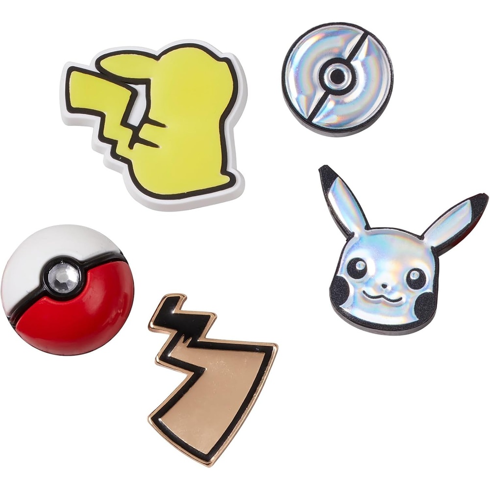 image:imageCrocs Unisex Adult Jibbitz Pokemon Multi Pack Characters Shoe Charms Elevated Pokemon 5 Pack US