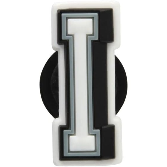 image:imageCrocs UnisexAdult Jibbitz Shoe Charms  Letter Shoe Charm Singles Cute Crocs Charms for Girls and BoysLetter I