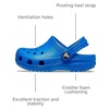 Crocs Baby Girls’ Classic Littles Clogs | Casual Shoes(Blue Bolt)
