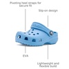 Crocs Baby Girls’ Classic Littles Clogs | Casual Shoes(Elite Blue)