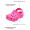 Crocs Baby Girls’ Classic Littles Clogs | Casual Shoes(Pink Crush)