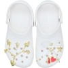 Crocs Jibbitz Bling & Jewelry Shoe Charm Packs(Gold Heart & Stars)