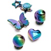 Crocs Jibbitz Bling & Jewelry Shoe Charm Packs(Iridescent Meta 5 Pack)
