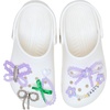 Crocs Jibbitz Bling & Jewelry Shoe Charm Packs(Purple Meta)