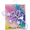Crocs Jibbitz Bling & Jewelry Shoe Charm Packs(Purple Meta)