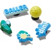 Crocs Jibbitz Sports & Outdoor Shoe Charm Packs(Pickleball Set)