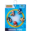 Crocs Jibbitz Video Games Shoe Charm Packs(Sonic the Hedgehog)
