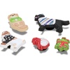 Crocs Men’s and Women’s Jibbitz Ornament Pack Shoe Charms | Jibbitz for Crocs(Festive Animals)