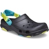 Crocs Unisex-Adult Classic All Terrain Clogs | Outdoor Shoes(Black/Multi)