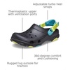 Crocs Unisex-Adult Classic All Terrain Clogs | Outdoor Shoes(Black/Multi)