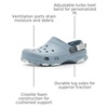 Crocs Unisex-Adult Classic All Terrain Clogs | Outdoor Shoes(Concrete)