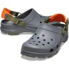 Crocs Unisex-Adult Classic All Terrain Clogs | Outdoor Shoes(Slate Grey/Multi)