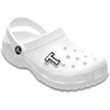 Crocs Unisex-Adult Jibbitz Shoe Charms – Letter Shoe Charm Singles, Cute Crocs Charms for Girls and Boys(Letter T)