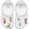 Crocs Unisex-Child Crocband Peanuts Clogs, Kids and Toddler Shoes(Multi/Peanuts)