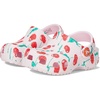 Crocs Baby Girls’ Classic Littles Clogs | Casual Shoes(Pink Milk/Cherries)