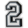 Crocs Jibbitz Number & Symbols Shoe Charms(Number 2)