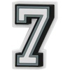 Crocs Jibbitz Number & Symbols Shoe Charms(Number 7)
