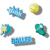 Crocs Jibbitz Sports & Outdoor Shoe Charm Packs(Pickleball Set)