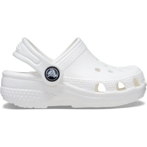 Crocs Baby Girls’ Classic Littles Clogs | Casual Shoes(White)
