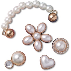 Crocs Jibbitz Bling & Jewelry Shoe Charm Packs(Dainty Pearl)
