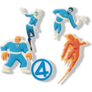 Crocs Jibbitz DC/Marvel Super Hero Shoe Charm Packs(Fantastic 4)