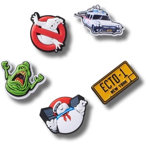 Crocs Jibbitz Ghostbusters Slimer Shoe Charms, Ghostbusters, 5-Pack