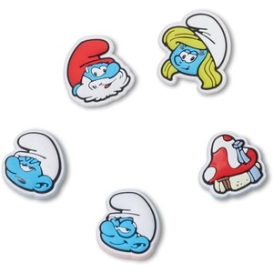 Crocs Jibbitz Kids’ Characters Shoe Charm Packs(The Smurfs)