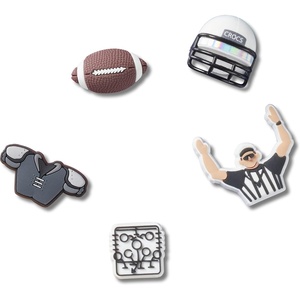 Crocs Jibbitz Sports & Outdoor Shoe Charm Packs(Football Team)