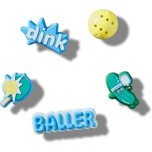 Crocs Jibbitz Sports & Outdoor Shoe Charm Packs(Pickleball Set)
