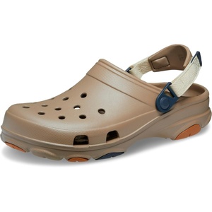 Crocs Unisex-Adult Classic All Terrain Clogs | Outdoor Shoes(Khaki/Multi)