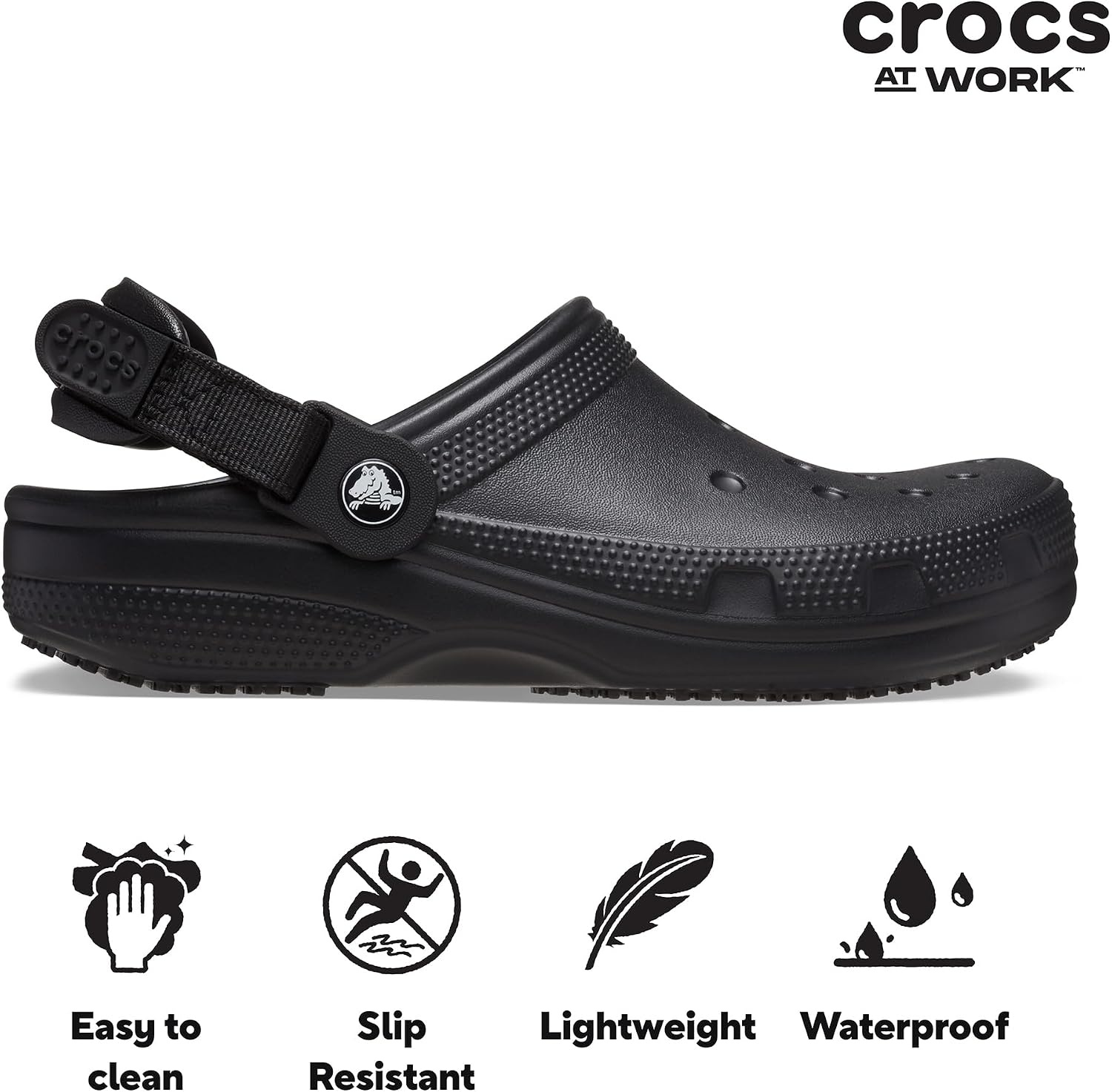 image:imageCrocs Mens Classic Work ClogsBlue Frost