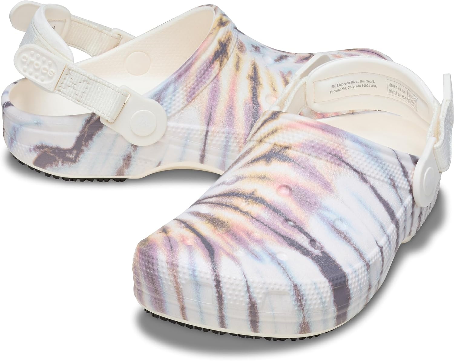 image:imageCrocs Mens Classic Work ClogsChalkPastel Tie Dye
