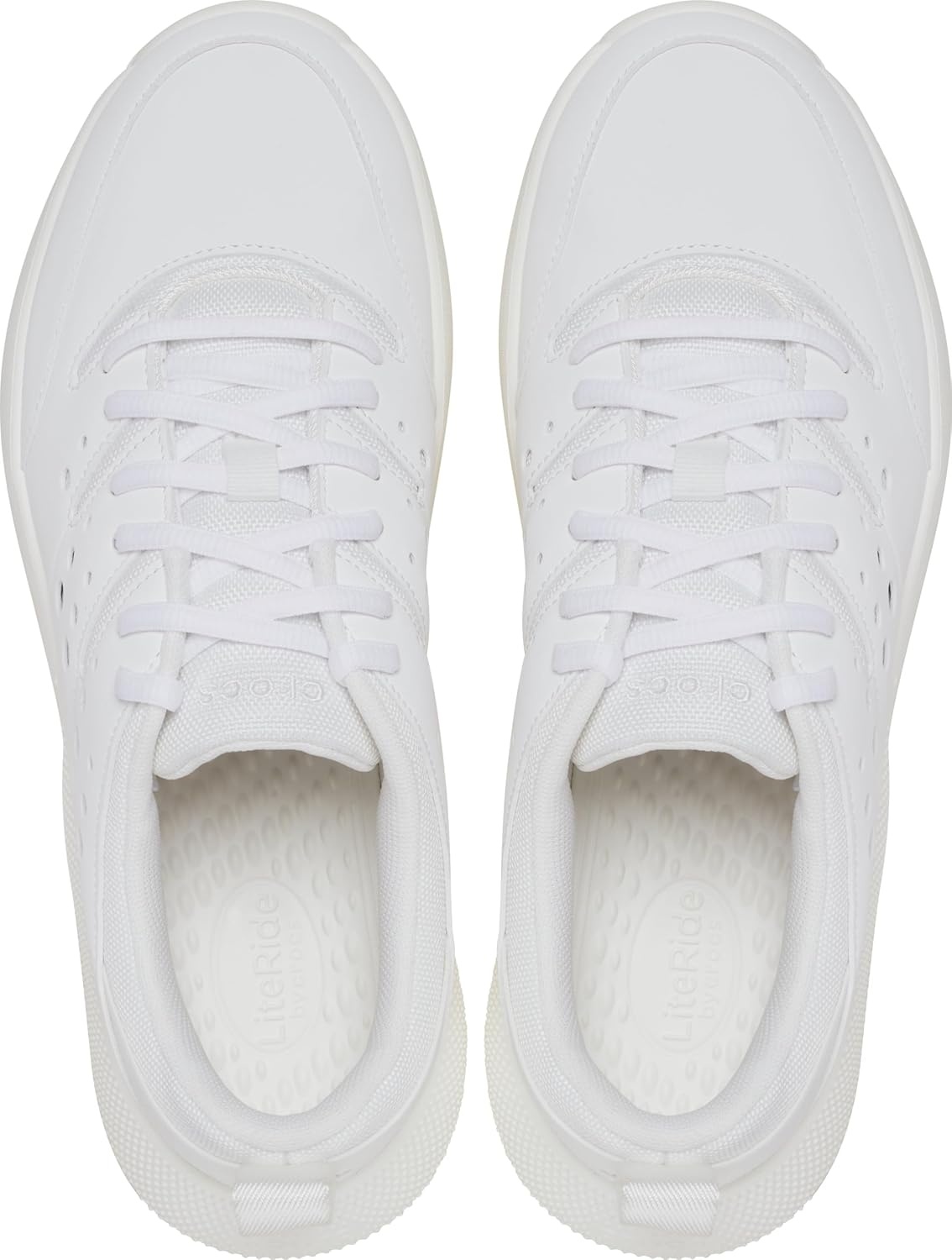 image:imageCrocs Mens On The Clock Work SneakersWhiteWhite
